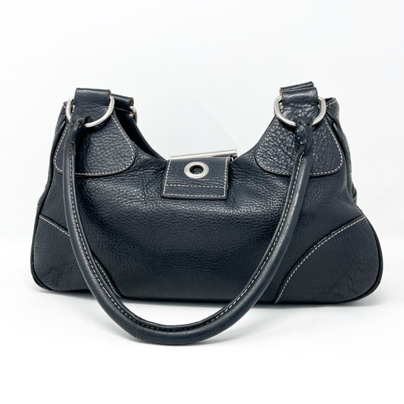 Vintage Prada Leather Moon Bag Black - Picture 5 of 14